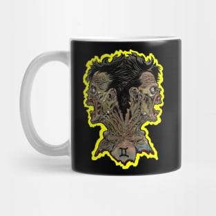 Zombie Art : ZOMBIE ZODIAC HORRORSCOPE (Gemini) Mug